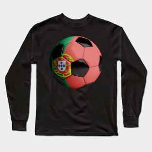 Portugal Soccer Ball Long Sleeve T-Shirt